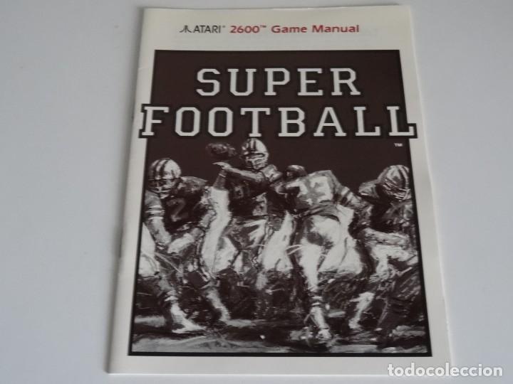 Videojuegos y consolas: Atari VCS 2600 - Manual del Juego - SUPER FOOTBALL - Atari - Foto 1