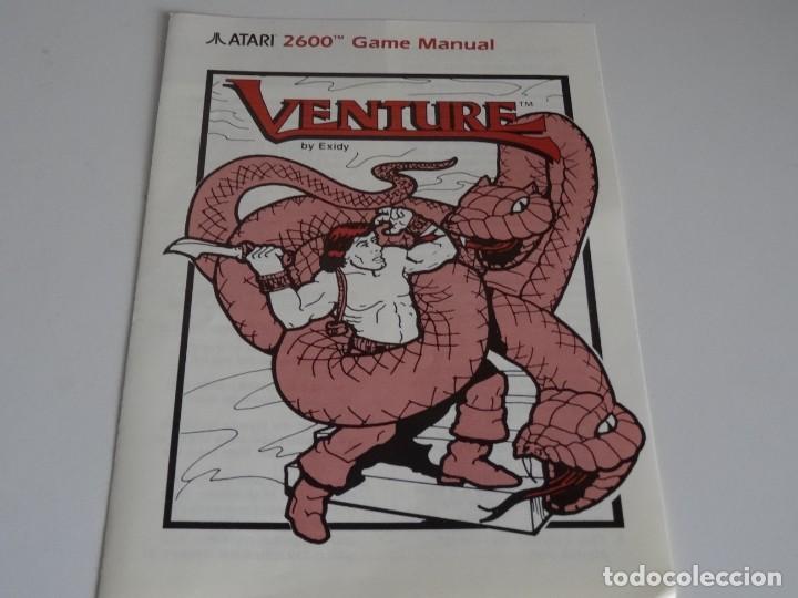 Videojuegos y consolas: Atari VCS 2600 - Manual del Juego - VENTURE - Atari - Foto 1