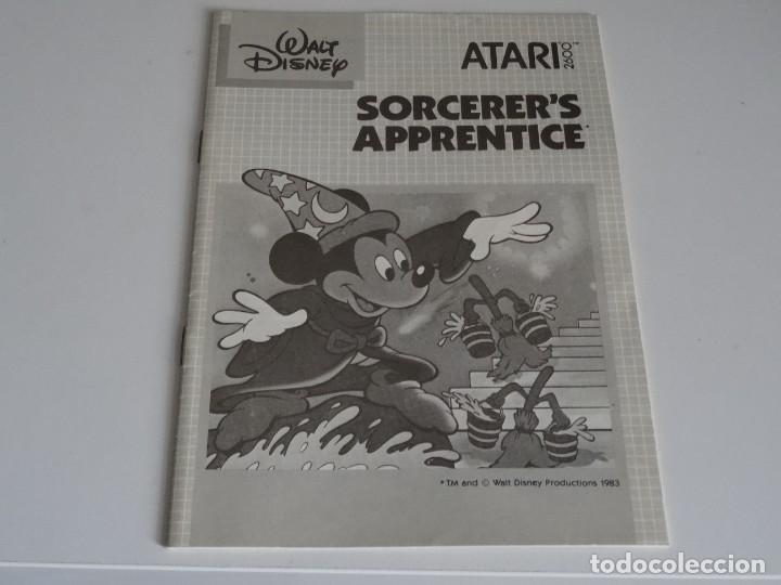 Videojuegos y consolas: Atari VCS 2600 - Manual del Juego - SORCERERS APPRENTICE - Atari - Foto 1