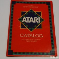 Videojuegos y Consolas: ATARI VCS 2600 - CATÁLOGO 49 GAME PROGRAM CARTRIDGES - ATARI