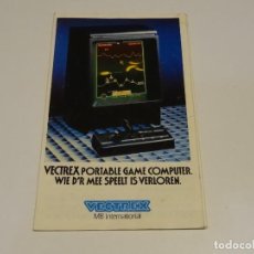 Videojuegos y Consolas: VECTREX - CATÁLOGO VIDEO JUEGOS GAME COMPUTER MB INTERNATIONAL. Lote 325929053