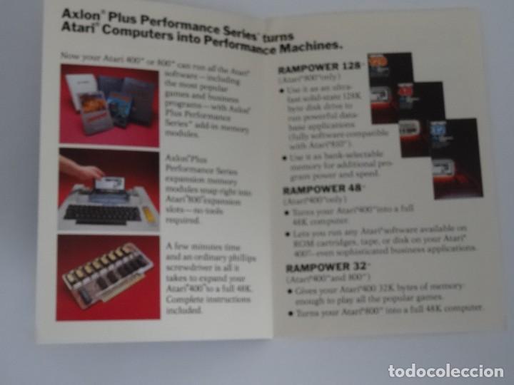 Videojuegos y consolas: Atari Home Computers - Cat&aacute;logo Plus Performance Axlon - Foto 2
