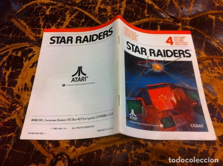 Videojuegos y consolas: ATARI. INSTRUCCIONES, MANUAL, PROGRAMA. VIDEO JUEGO. STAR RAIDERS. N&ordm; 4 - Foto 1