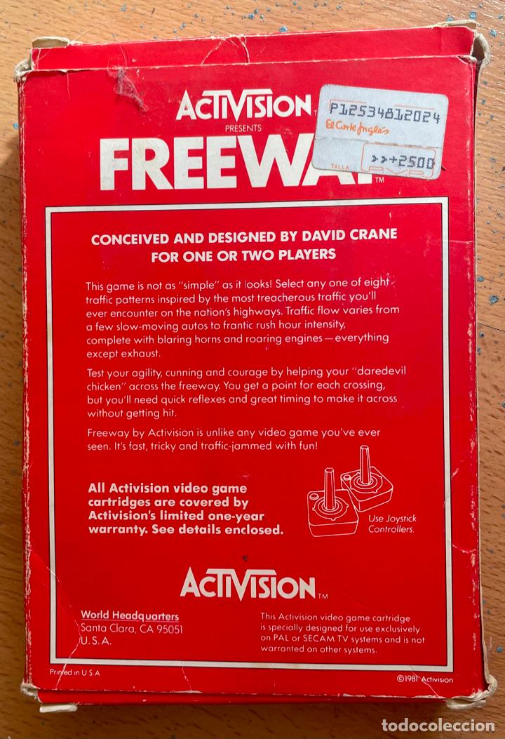 Videojuegos y consolas: FREEWAY, International edition ACTIVISION ATARI 2600, Con Caja y instrucciones - Foto 2