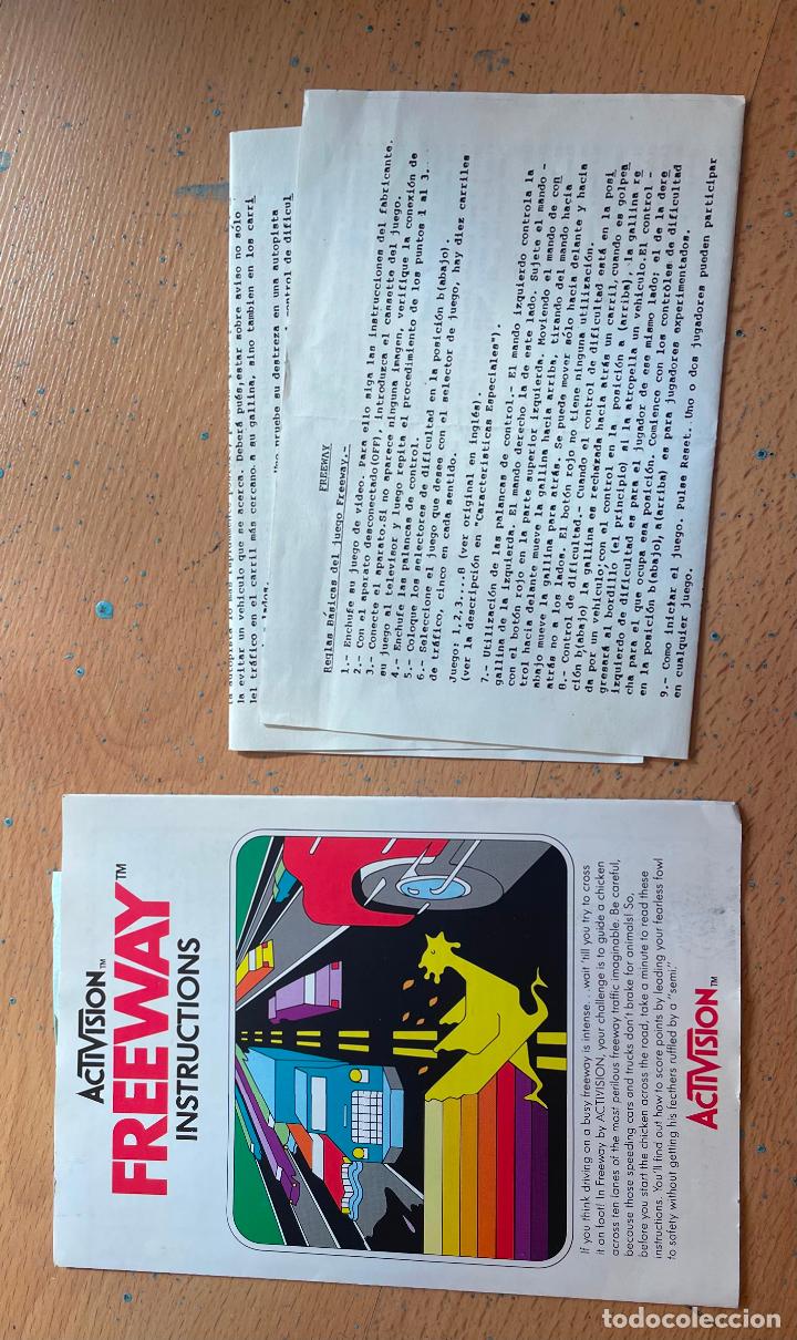 Videojuegos y consolas: FREEWAY, International edition ACTIVISION ATARI 2600, Con Caja y instrucciones - Foto 8