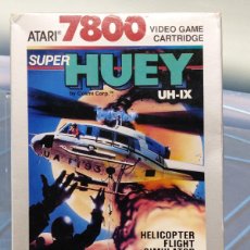 Videojuegos y Consolas: JUEGO ATARI 7800: SUPER HUEY UH-IX. EN SU CAJA, MANUAL, FUNCIONA. 1988. PAL. Lote 366222811