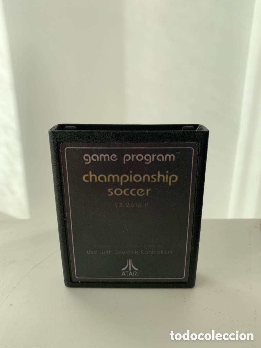Videojuegos y consolas: Championship Soccer Atari game program - Foto 1