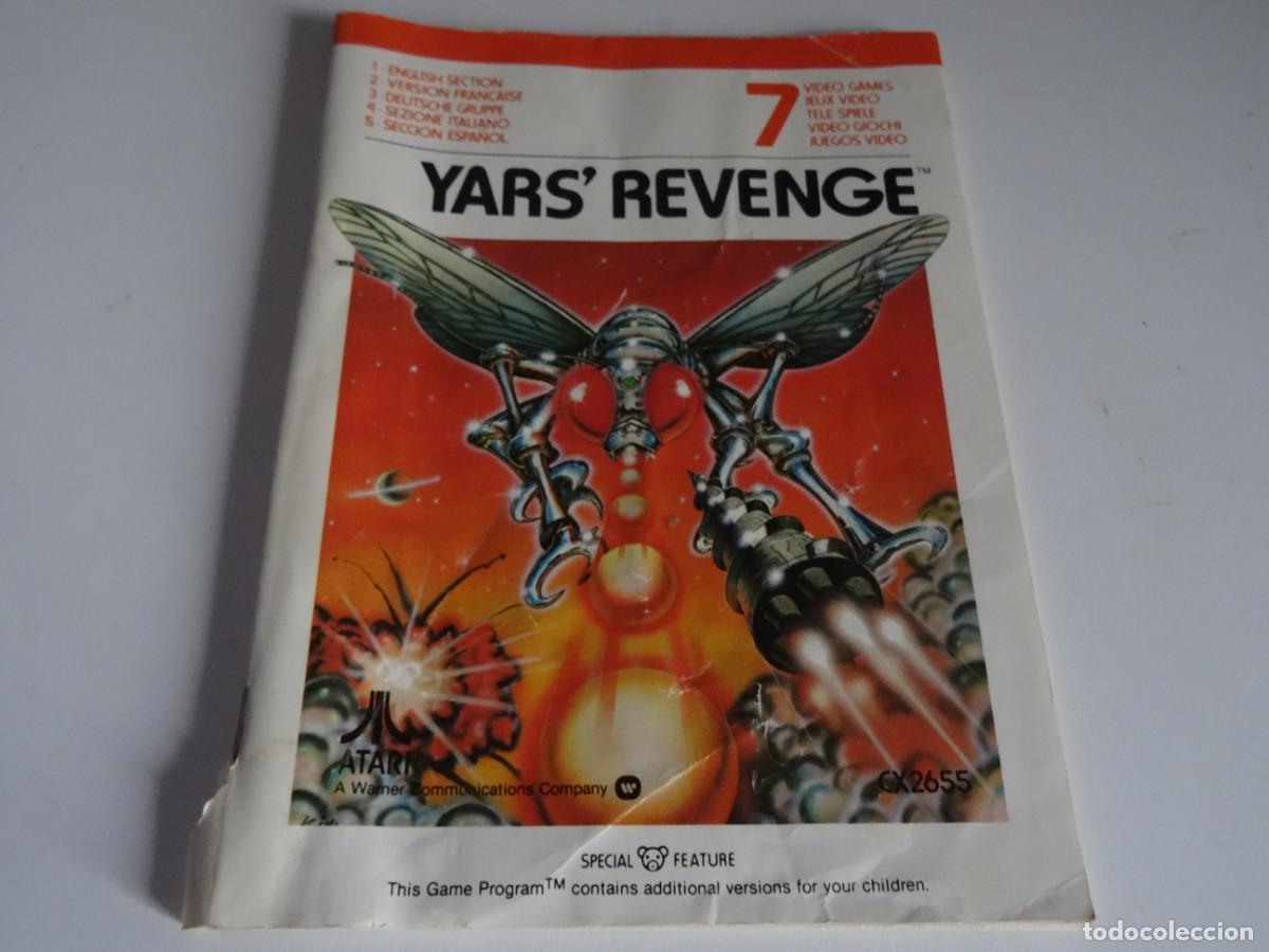 Videojuegos y consolas: Atari VCS 2600 - Manual del Juego - Yars Revenge - Atari - Foto 1