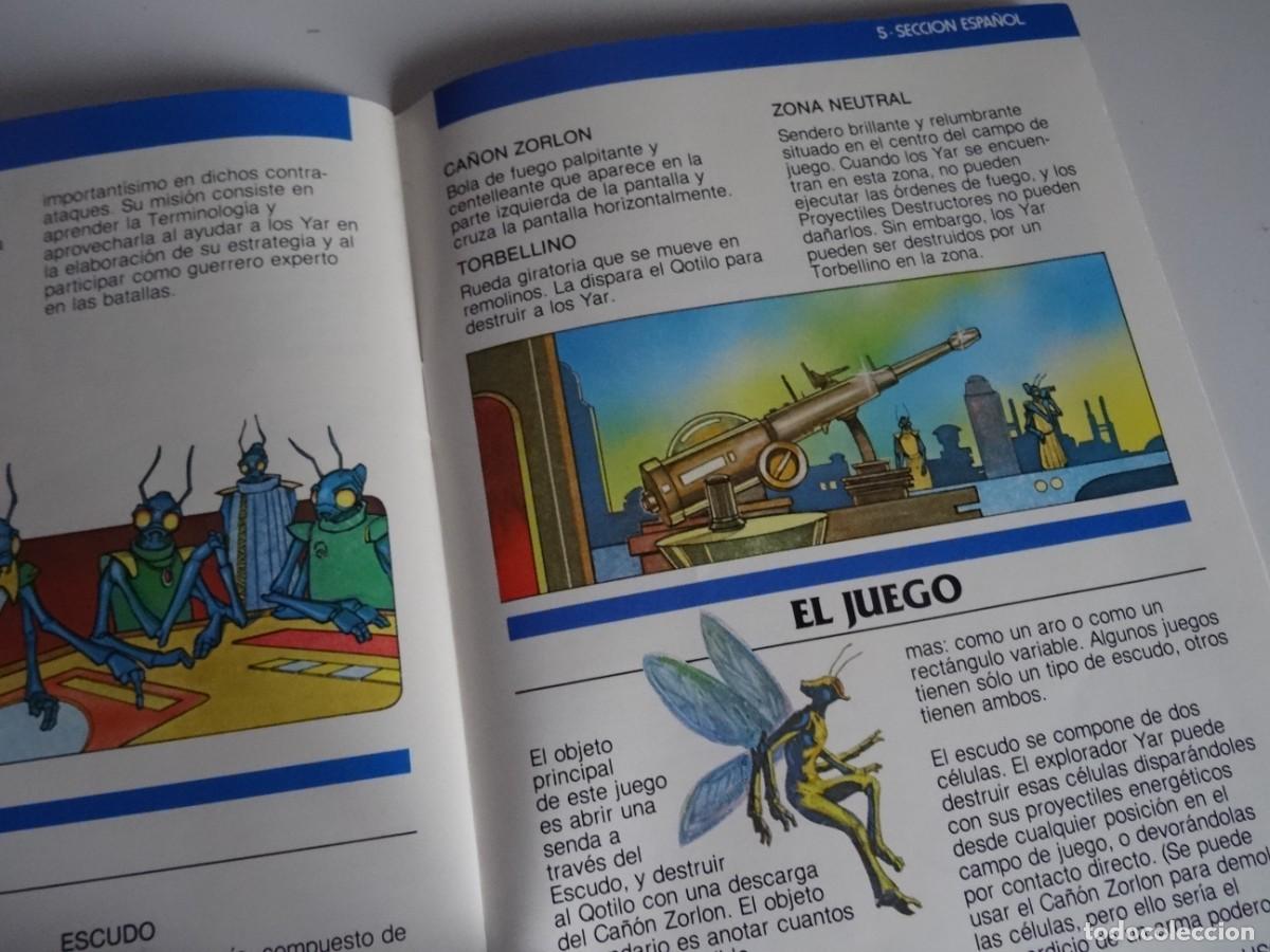 Videojuegos y consolas: Atari VCS 2600 - Manual del Juego - Yars Revenge - Atari - Foto 2