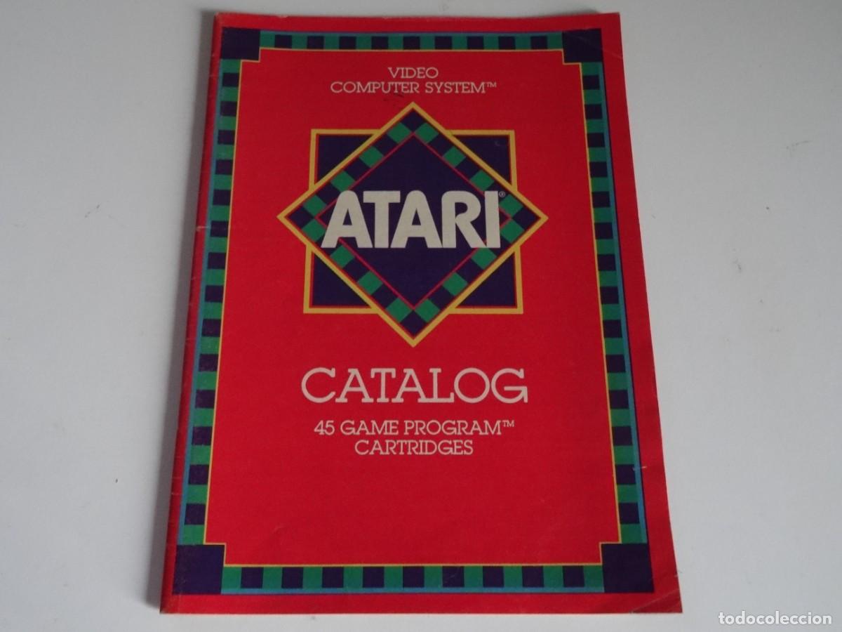 Videojuegos y consolas: Atari VCS 2600 - Cat&aacute;logo Atari Video Computer System Catalog 45 Games - 1981s - Foto 1