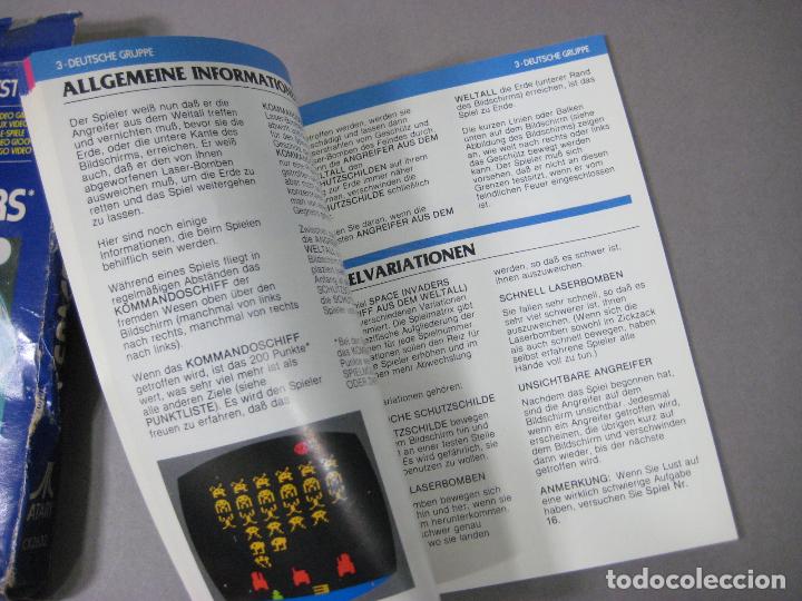 Videojuegos y consolas: CAJA VAC&Iacute;A CON INSTRUCCIONES DEL VIDEOJUEGO SPACE INVADERS. JUEGO ATARI VIDEO COMPUTER SYSTEM - Foto 3