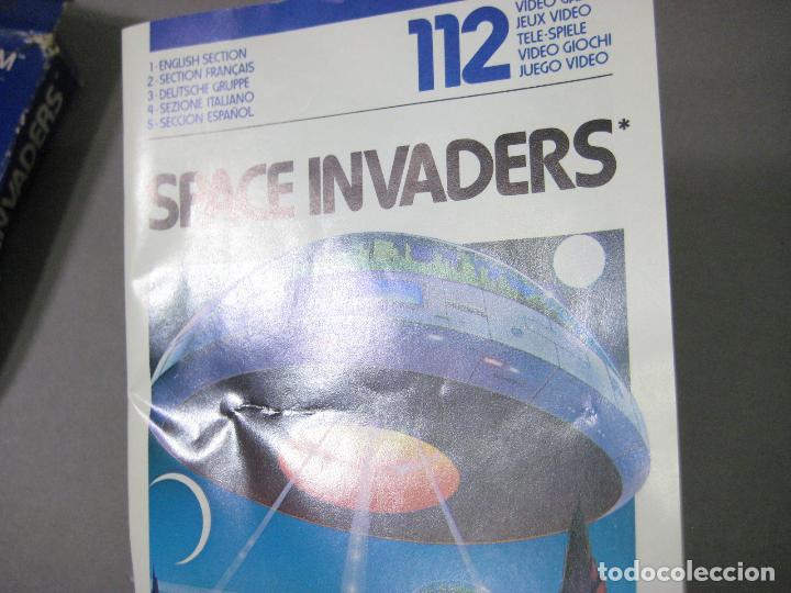 Videojuegos y consolas: CAJA VAC&Iacute;A CON INSTRUCCIONES DEL VIDEOJUEGO SPACE INVADERS. JUEGO ATARI VIDEO COMPUTER SYSTEM - Foto 4