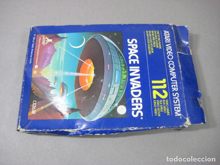 Videojuegos y consolas: CAJA VAC&Iacute;A CON INSTRUCCIONES DEL VIDEOJUEGO SPACE INVADERS. JUEGO ATARI VIDEO COMPUTER SYSTEM - Foto 5