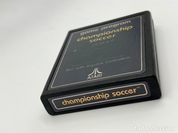 Videojuegos y consolas: JUEGO ATARI CHAMPIONSHIP SOCCER - Foto 2