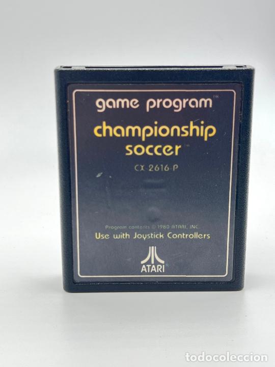 Videojuegos y consolas: JUEGO ATARI CHAMPIONSHIP SOCCER - Foto 1