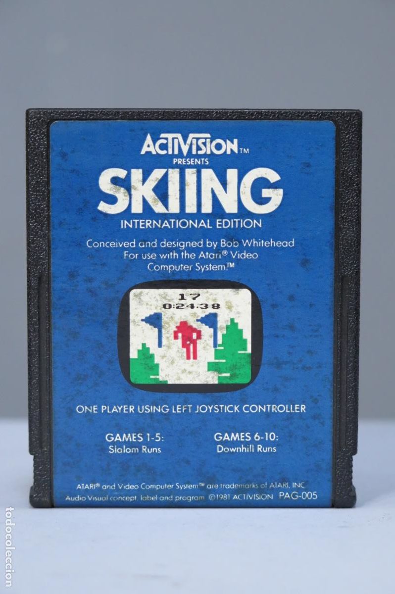 Videojuegos y consolas: VIDEOJUEGO. SKIING. ATARI - Foto 1