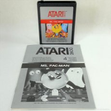 Videojuegos y Consolas: JUEGO ATARI 2600 - MS. PAC-MAN + INSTRUCCIONES - AÑO 1982. Lote 397778194