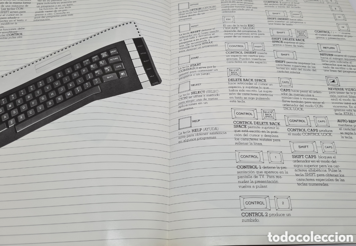 Videojuegos y consolas: MANUAL GUIA ATARI 600 XL EN ESPA&Ntilde;OL 1983 - Foto 2