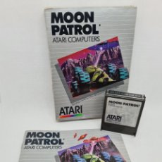 Videojuegos y Consolas: JUEGO MOON PATROL ATARI CON ESTUCHE Y MANUAL 1984. Lote 401302574