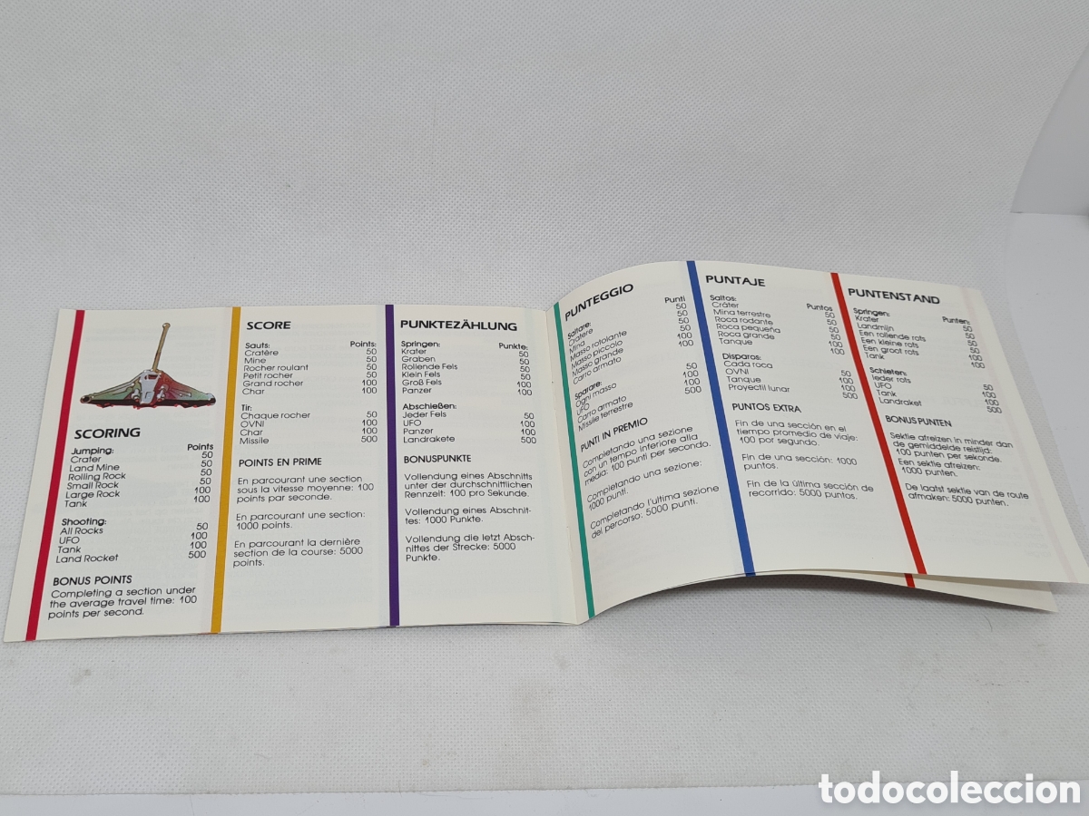 Videojuegos y consolas: MOON PATROL ATARI MANUAL 1984 - Foto 2