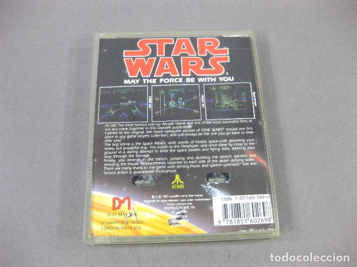 Videojuegos y consolas: JUEGO EN CASSETTE DE STAR WARS. ATARI - Foto 3