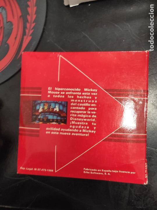 Videojuegos y consolas: GAME FOR ATARI ST ERBE MICKEY MOUSE SPANISH VERSION 1988 BY GREMLIN - Foto 3
