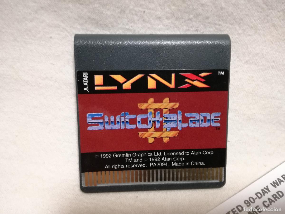 Videojuegos y consolas: JUEGO ATARI LYNX - SWITCHBLADE II - PA2094 - Foto 3