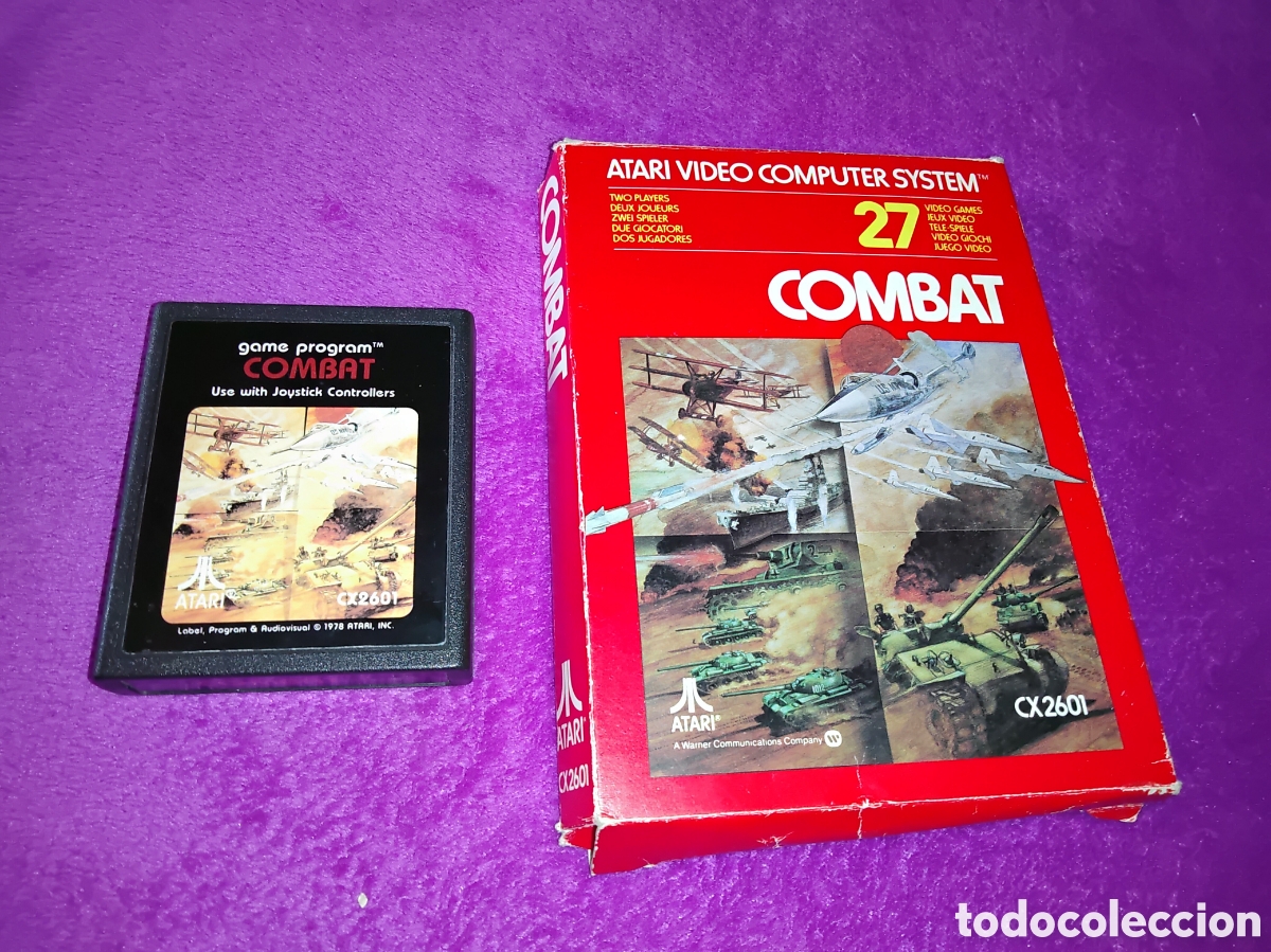 Videojuegos y consolas: VIDEOJUEGO DE ATARI COMBAT EN SU CAJA ORIGINAL - Foto 1