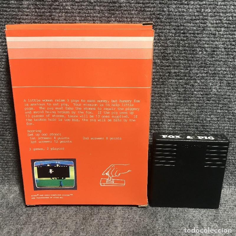 Videojuegos y consolas: FOX AND PIG ATARI 2600 - Foto 2