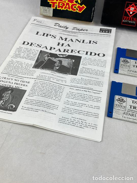 Videojuegos y consolas: JUEGO ATARI DISQUETES DICK TRACY VERSION ESPA&Ntilde;OLA - Foto 5