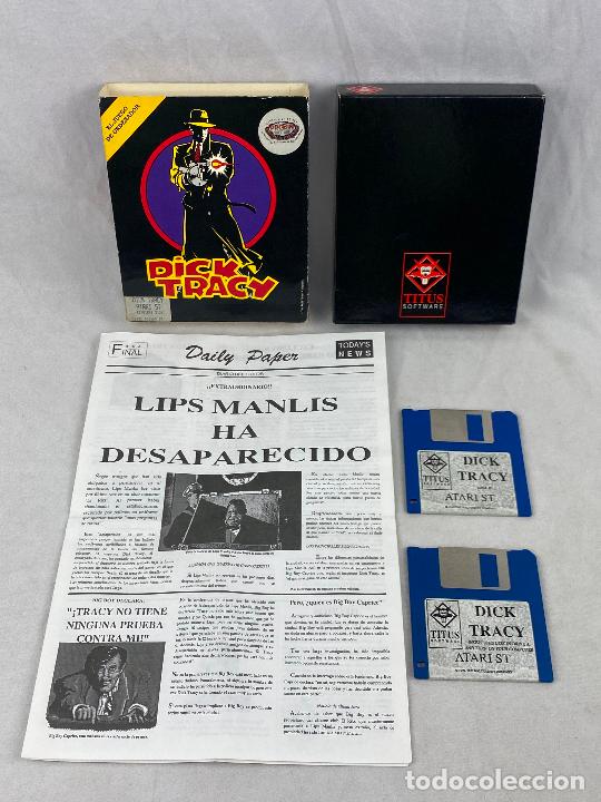 Videojuegos y consolas: JUEGO ATARI DISQUETES DICK TRACY VERSION ESPA&Ntilde;OLA - Foto 1