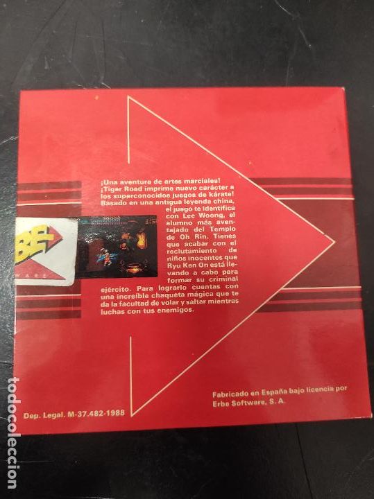 Videojuegos y consolas: Tiger Road - Atari St - Erbe Edicion espa&ntilde;ola - Foto 2