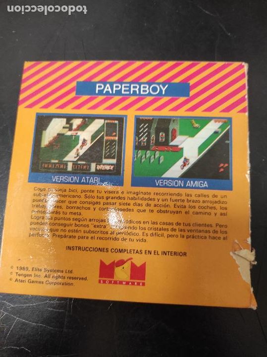 Videojuegos y consolas: Paperboy - Atari St - Edicion espa&ntilde;ola - Foto 3