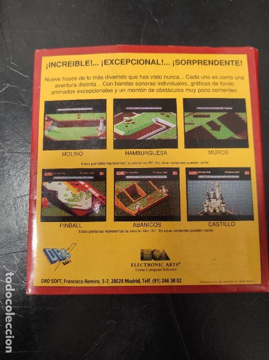 Videojuegos y consolas: Zany Golf - Atari St - Edicion espa&ntilde;ola - Foto 2
