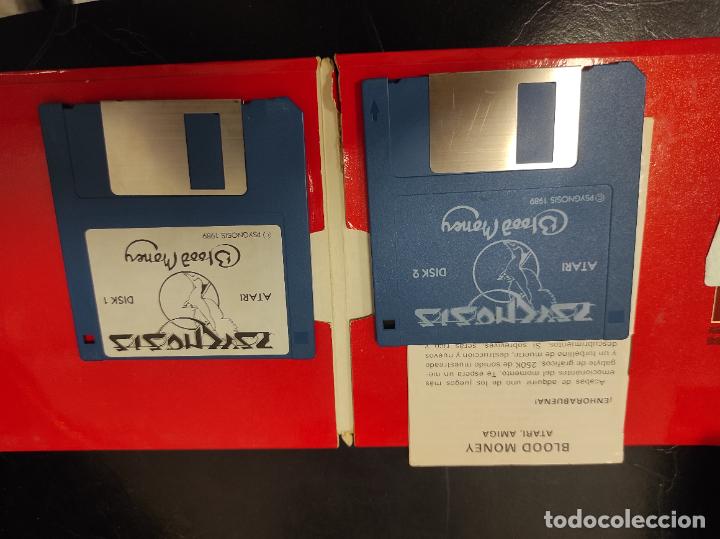 Videojuegos y consolas: Blood MOney - Atari St - Edicion espa&ntilde;ola - Foto 4