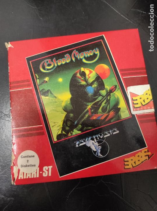 Videojuegos y consolas: Blood MOney - Atari St - Edicion espa&ntilde;ola - Foto 1