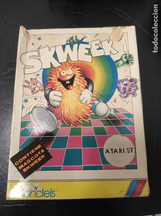 Videojuegos y consolas: Skweek - Atari St - Edicion espa&ntilde;ola - Foto 1