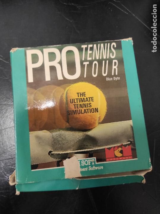 Videojuegos y consolas: Pro Tennis Tour - Atari St - Edicion espa&ntilde;ola - Foto 2