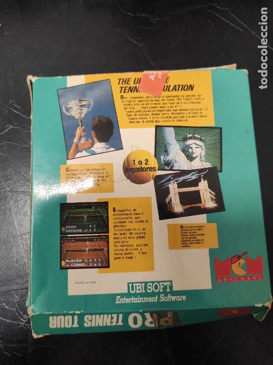 Videojuegos y consolas: Pro Tennis Tour - Atari St - Edicion espa&ntilde;ola - Foto 3