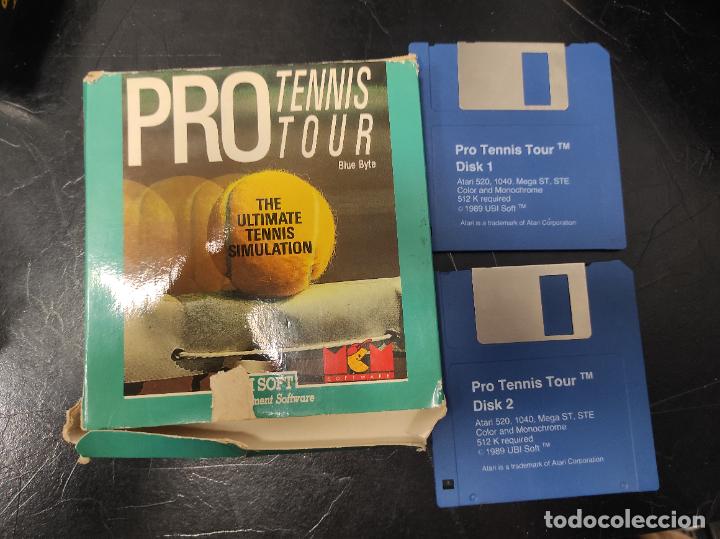 Videojuegos y consolas: Pro Tennis Tour - Atari St - Edicion espa&ntilde;ola - Foto 1