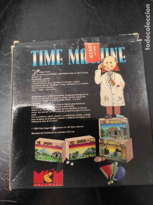 Videojuegos y consolas: Time machine - Atari St - Edicion espa&ntilde;ola - Foto 2