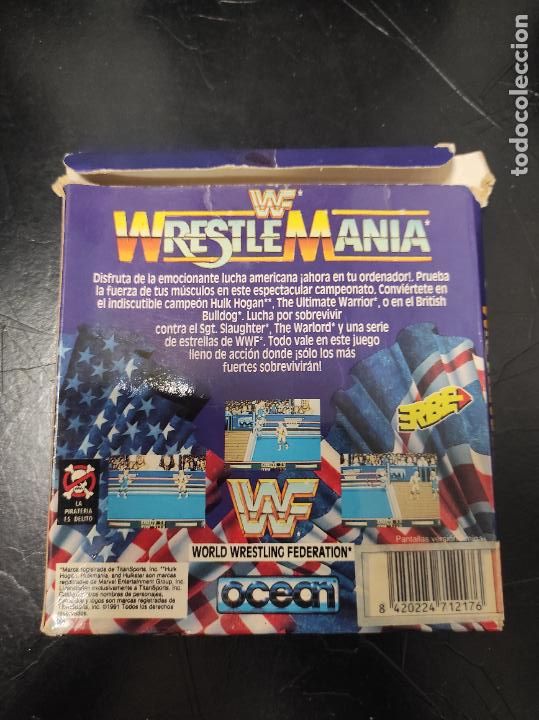 Videojuegos y consolas: Wf Wrestlemania - Atari ST - Edicion espa&ntilde;ola - Foto 3