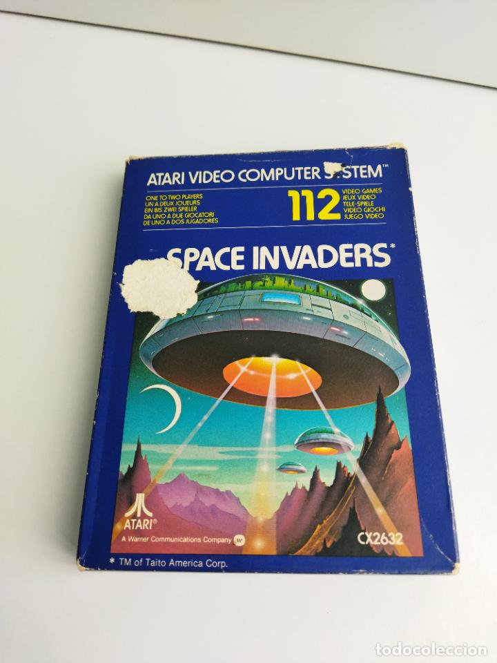 Videojuegos y consolas: SPACE INVADERS - ATARI VCS 1980 - COMPLETO CON INSTRUCCIONES - FUNCIONANDO - Foto 2