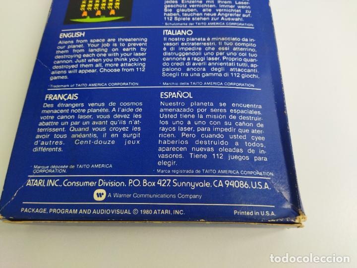 Videojuegos y consolas: SPACE INVADERS - ATARI VCS 1980 - COMPLETO CON INSTRUCCIONES - FUNCIONANDO - Foto 8