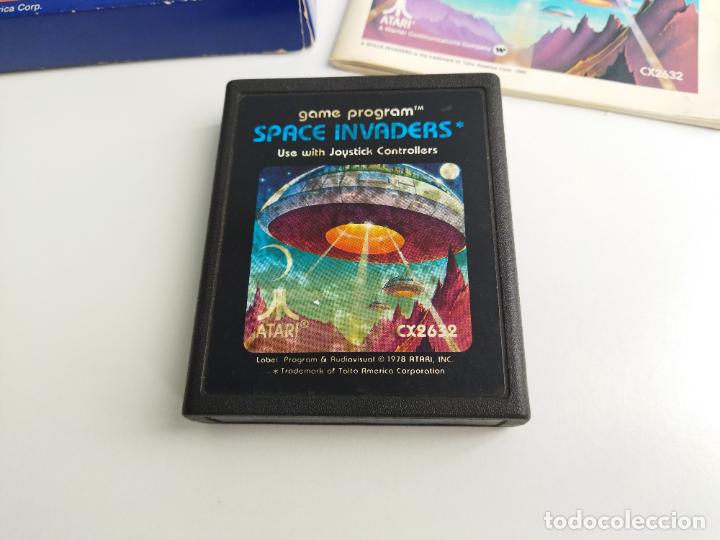 Videojuegos y consolas: SPACE INVADERS - ATARI VCS 1980 - COMPLETO CON INSTRUCCIONES - FUNCIONANDO - Foto 9
