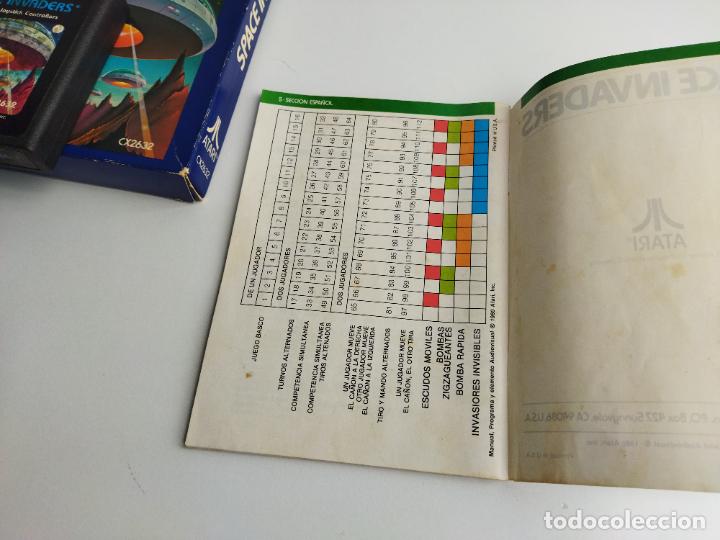 Videojuegos y consolas: SPACE INVADERS - ATARI VCS 1980 - COMPLETO CON INSTRUCCIONES - FUNCIONANDO - Foto 18
