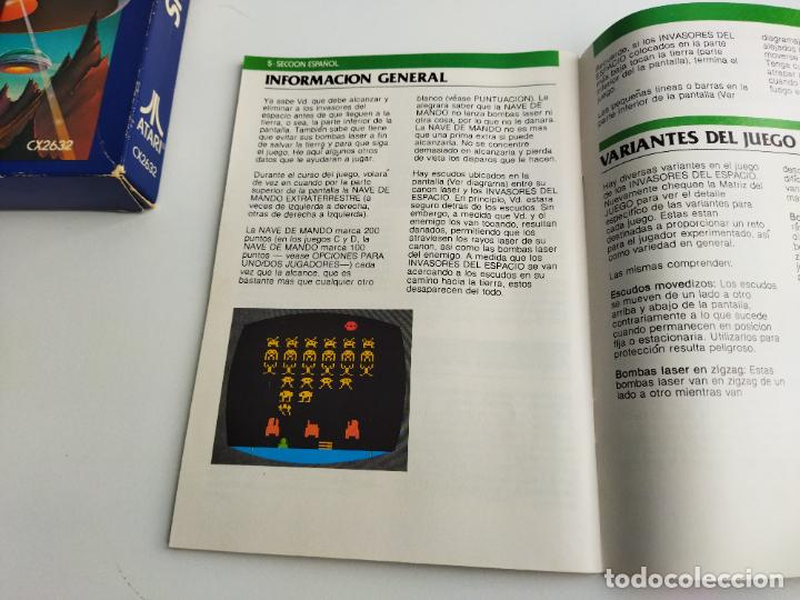 Videojuegos y consolas: SPACE INVADERS - ATARI VCS 1980 - COMPLETO CON INSTRUCCIONES - FUNCIONANDO - Foto 16