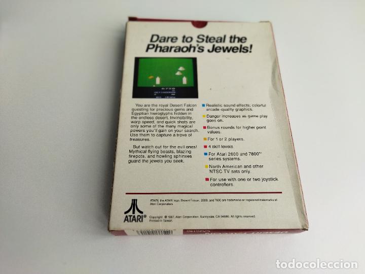 Videojuegos y consolas: DESERT FALCON - ATARI 2600 VCS 1987 - COMPLETO CON INSTRUCCIONES - FUNCIONANDO - Foto 7