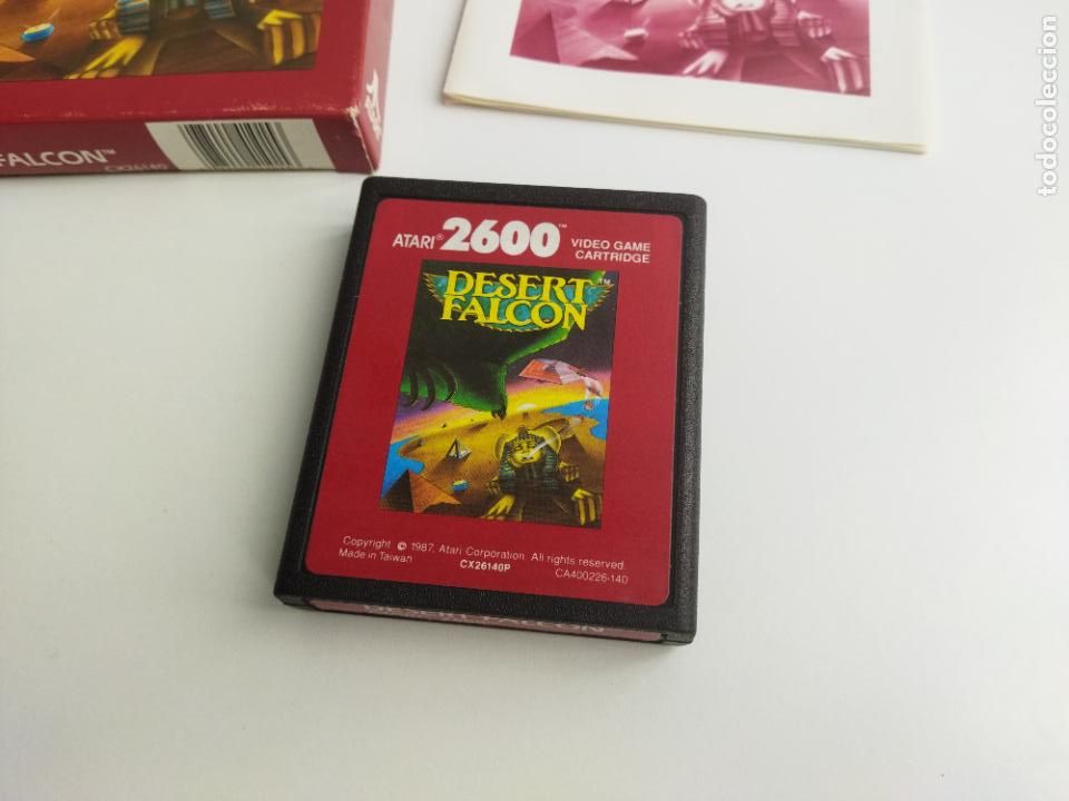 Videojuegos y consolas: DESERT FALCON - ATARI 2600 VCS 1987 - COMPLETO CON INSTRUCCIONES - FUNCIONANDO - Foto 10