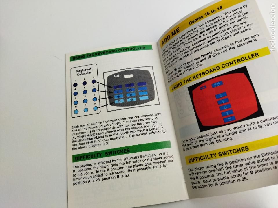 Videojuegos y consolas: BRAIN GAMES - ATARI 1978 - CARTUCHO E INSTRUCCIONES - FUNCIONANDO - Foto 7